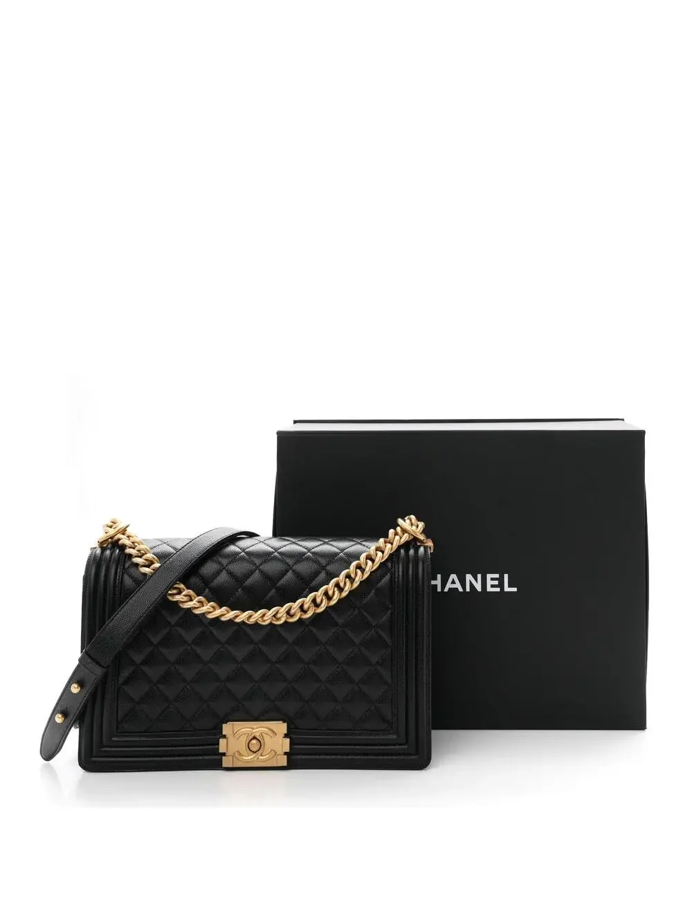 Chanel Caviar Quilted New Medium Boy #321981C45B